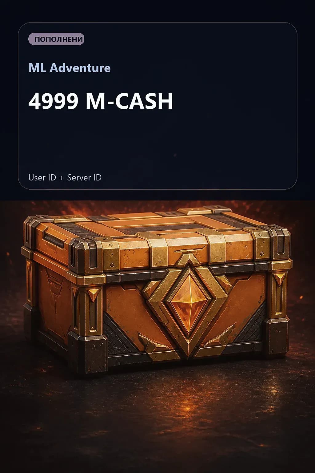 4999 M-CASH — ML Adventure