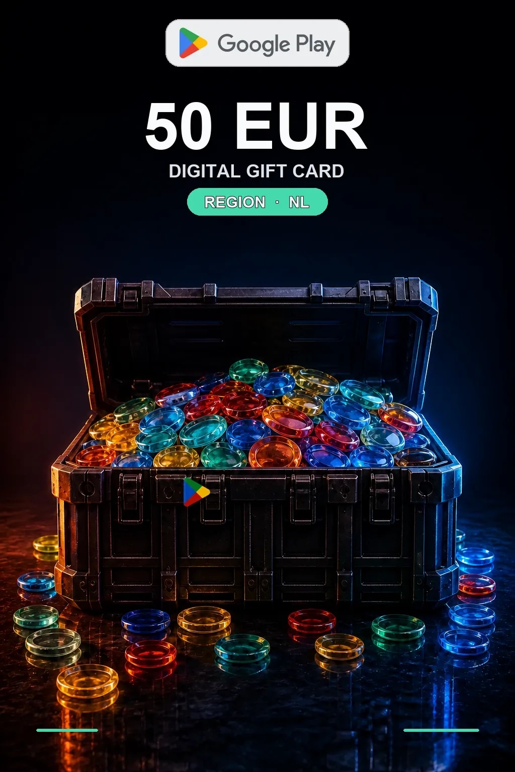 NL 50 EUR - Google Play подарочная карта