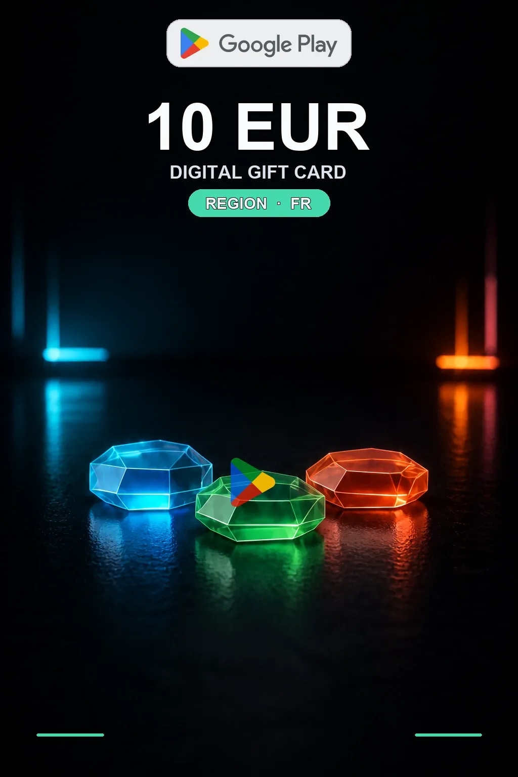 FR 10 EUR - Google Play подарочная карта