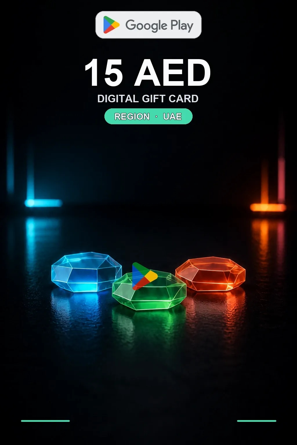 UAE 15 AED - Google Play подарочная карта