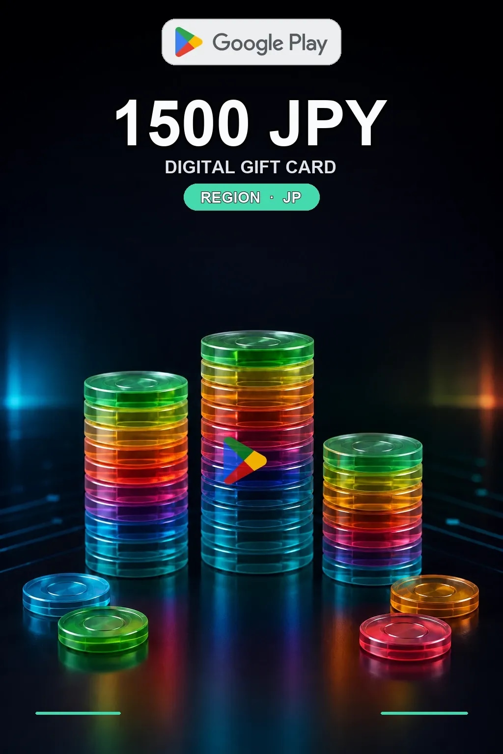JP 1500 JPY - Google Play подарочная карта