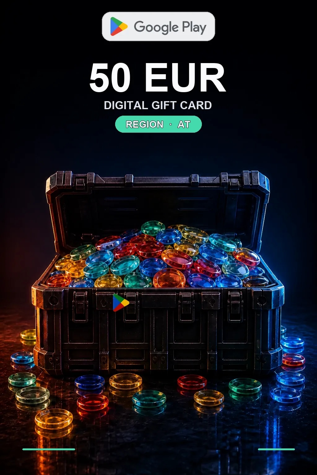 AT 50 EUR - Google Play подарочная карта