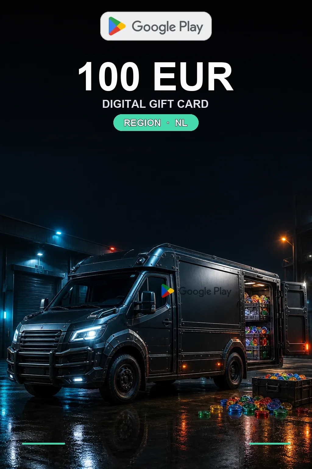NL 100 EUR - Google Play подарочная карта