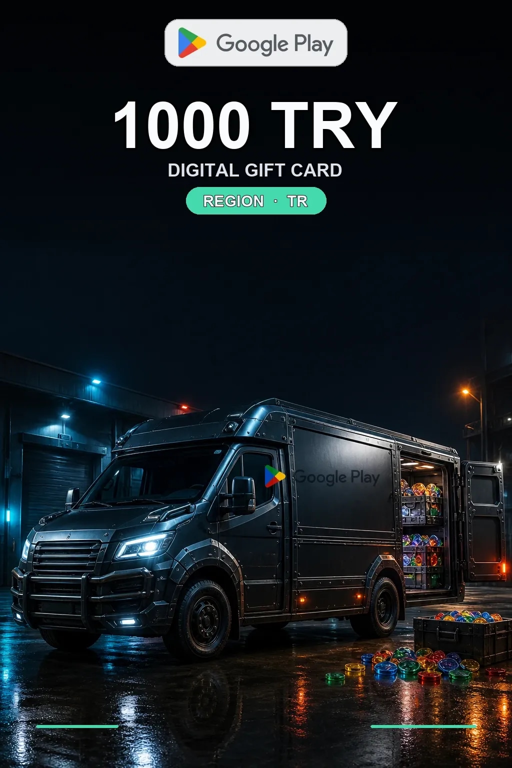 TURKEY 1000 TRY - Google Play подарочная карта