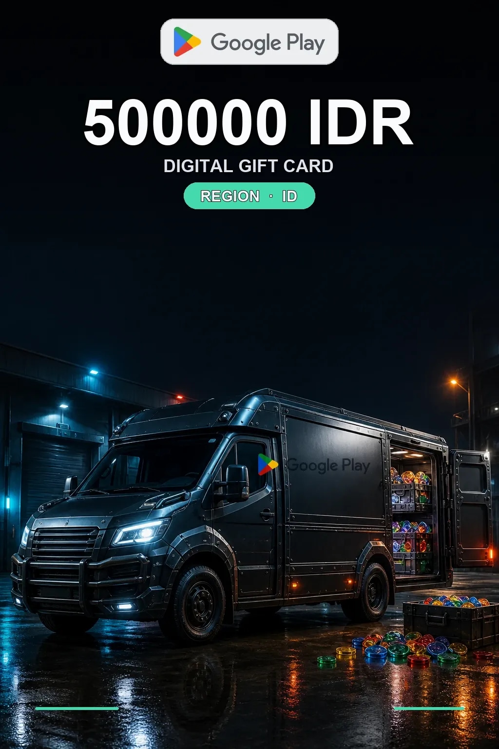 ID 500000 IDR - Google Play подарочная карта