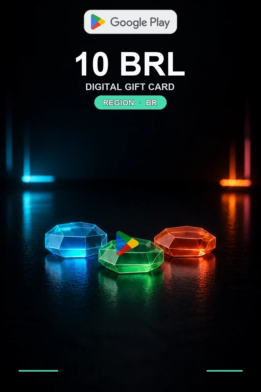 BR 10 BRL - Google Play подарочная карта
